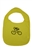G-Man Bicycle Baby Bib - Yellow
