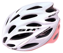 SH+ Shot Helmet - White / Bubble Gum Pink
