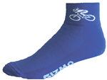 GIZMO CoolMax Socks - Bicycle - royal blue