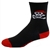 Pirate 5" Cuff Socks - black