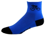 GIZMO CoolMax Socks - Bicycle - electric blue