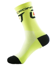 CRONO CoolMax Socks 5"- neon yellow