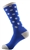 Polka Dots CoolMax Socks 8"- Blue