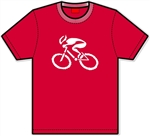 G-Man Apparel Bicycle T-Shirt - Red