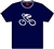 G-Man Apparel Bicycle T-Shirt - Navy Blue
