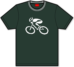 G-Man Apparel Bicycle T-Shirt - Forest Green