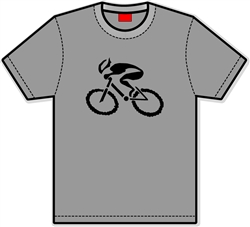 G-Man Apparel Bicycle T-Shirt - Sport Grey
