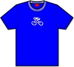 G-Man Apparel Bicycle Micro Tech Shirt - Royal