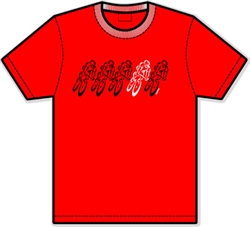 Roadie Bicycle Micro Tech Shirt - Red
