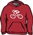 G-MAN Apparel Bicycle Hoodie - Cherry Red