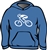 G-MAN Apparel Bicycle Hoodie - Indigo Blue