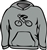 G-MAN Apparel Bicycle Hoodie - Sport Grey