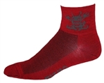 Devil Wooly-G Socks - red