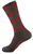 Wooly-G Tall Stripes 8.0 Socks - Gray/Red