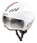 SH+ Triaghon Helmet - White/Flag