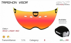 SH+ Triaghon Replacement Visor - Red Mirrored