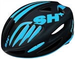 SH+ Shalimar Pro Cycling Helmet - Matte Black/Lt. Blue