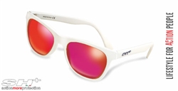 RG 3020 Lifestyle Sunglasses White/ Red