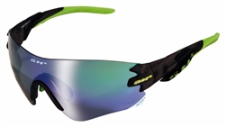 SH+ RG 5200 Reactive Sunglasses - Black/Green